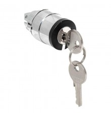 Механизм исполнительный переключателя ХB4 на 3 положения с замком, с извлечением ключа во всех положениях IP65  XB4BG3F-3P-65  EKF