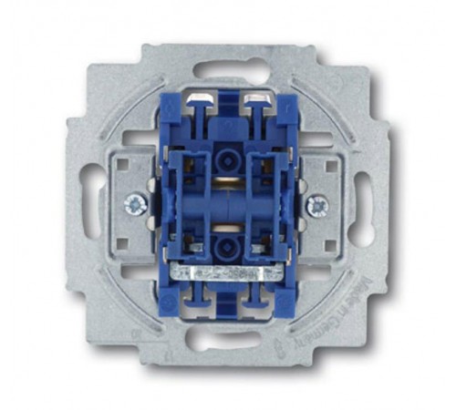 Механизм 2-клавишной кнопки с 2-мя раздельными цепями (нормально-открытый контакт), 10А 250В  1413-0-0509   2CKA001413A0509  ABB