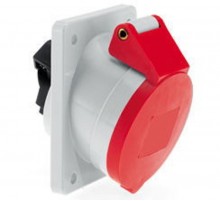 Розетка встраиваемая наклонная 16А 3P+N+E 400в 6h IP54 фланец 75х75 12666 I 12666-Bals I Bals