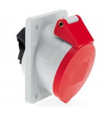 Розетка встраиваемая наклонная 16А 3P+N+E 400в 6h IP54 фланец 75х75 12666 I 12666-Bals I Bals