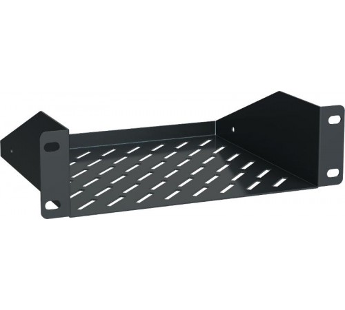 ITK Конс. полка 1U глуб. 200мм для шкафа 10" LINEA WS черная  RS05-200P-LWS  ITK