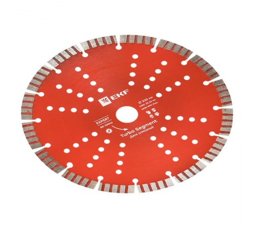 Диск алмазный Turbo Segment (230х22.23 мм) Expert  dd-230ts  EKF