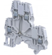 Клемма ZS4-D1 винт 4мм.кв. 2-ур., 1 "проходные" цепь  1SNK505211R0000  TE