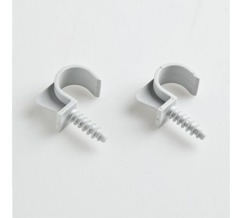 Крепеж-клипса универсальная для трубы 16мм (пластм.)  К01116У  Рувинил