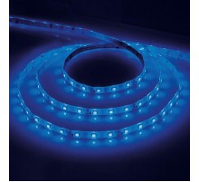 Лента светодиодная LS603/ 60SMD(2835)/м 4.8Вт/м 12V 5000*8*1.22мм синий  27673  FERON