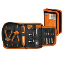 Слесарный набор №4, 25 предметов, тканевый чехол, "Гранит"  SQ1014-0204  TDM