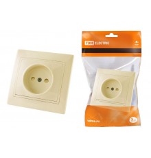 Розетка 2П с защ. шт. 10А 250В сл. кость "Таймыр"  SQ1814-0115  TDM