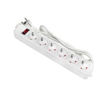 Сетевой фильтр 6*1,8м 10А/2,2кВт с выкл. c/з ПВС 3х0,75 Блокбастер EKF PROxima  UFP10-375-6-018  EKF