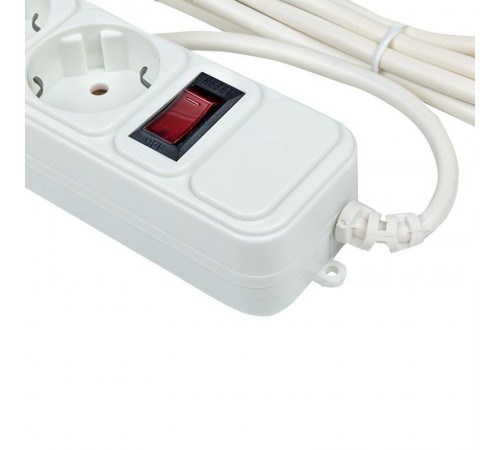 Сетевой фильтр 6*1,8м 10А/2,2кВт с выкл. c/з ПВС 3х0,75 Блокбастер EKF PROxima  UFP10-375-6-018  EKF