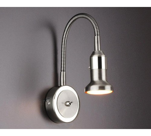 Светильник-подсветка Plica 1215 MR16 сатинированный никель/хром G5.3 1*40Вт Elektrostandard  a025006  Elektrostandard