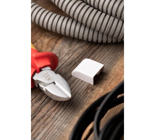 Заглушка (25х16) (4 шт) Plast EKF PROxima Белый    ecw-25-16x4   EKF