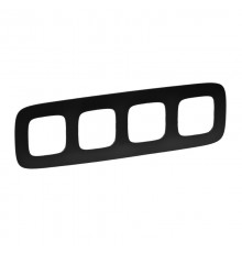 Valena ALLURE Матовый черный Рамка 4-ая  754404  Legrand