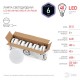 Лампа светодиодная RED LINE LED GX-6W-865-GX53 R (10-PACK) GX53 6Вт таблетка холодный дневной свет  Б0045330  ЭРА