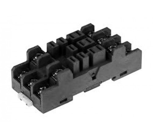 Розетка с винтовыми клеммами (под шайбу) для реле 62.31, 62.32, 62.33; в комплекте металлическая клипса 092.53;  924310SMA  Finder