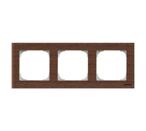 Рамка 3-постовая, серия SKY, цвет дерево венге2CLA857300A2101 ABB