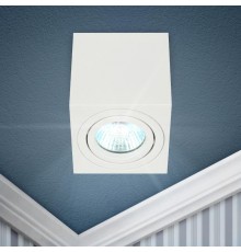 Светильник настенно-потолочный спот OL22 WH MR16/GU10, белый, поворотный  Б0054394  ЭРА