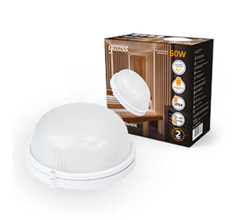 Светильник для ЖКХ НБП IP54 190*176*82 круг под лампу Е27 max 60W, 1/10  926602106  Gauss