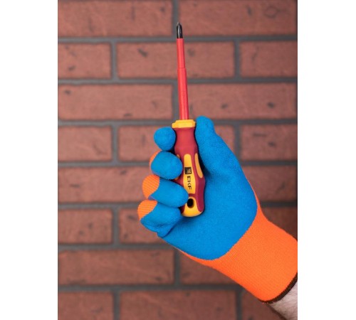 Перчатки рабочие ПРОФИ ЗИМА с рельефным латексным покрытием утепленные (10 класс, 10 разм) EKF Professional  pe10lt-10-pro  EKF