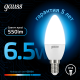 Лампа светодиодная Свеча 6.5W 550lm 6500К E14 LED 1/10/100  103101307  Gauss