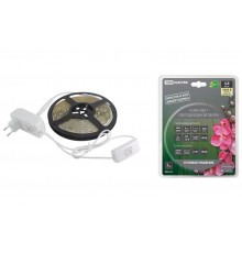 Комплект светодиодной ленты SMD2835-60 LED/м-12 В-4,8 Вт/м-IP20-3000 К (5 м), 24 Вт  SQ0331-0220  TDM