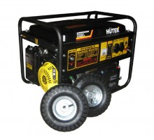 Электрогенератор DY6500LX с колёсами и аккумулятором   64/1/15  HUTER