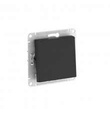 AtlasDesign Aqua Карбон Переключатель 1-клавишный IP44, сх.6, 10АХ,механизм, быстрозажимные клеммы  ATN441061S  SE