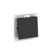 AtlasDesign Aqua Карбон Переключатель 1-клавишный IP44, сх.6, 10АХ,механизм, быстрозажимные клеммы  ATN441061S  SE