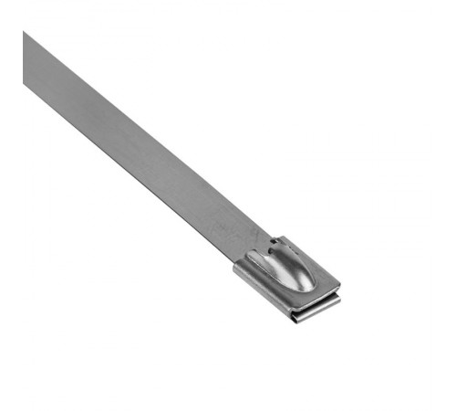 Хомут AISI 304 из нержавеющей стали, 7.9x290 (10 шт.) FlexLock PROxima  plc-fl-tss-304-7.9x290-r  EKF