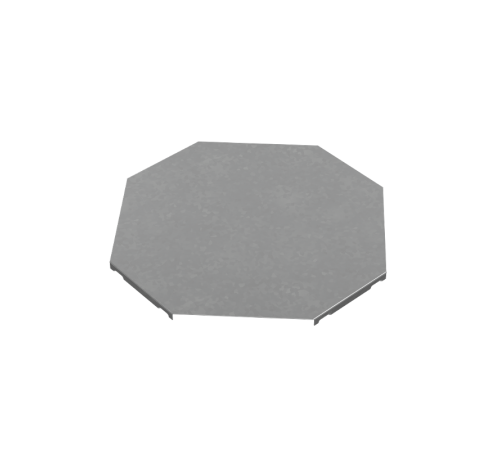 Крышка Х-разветвителя 200 мм "ПЛЮС" HD  KXDplus200 HD   КМ-профиль