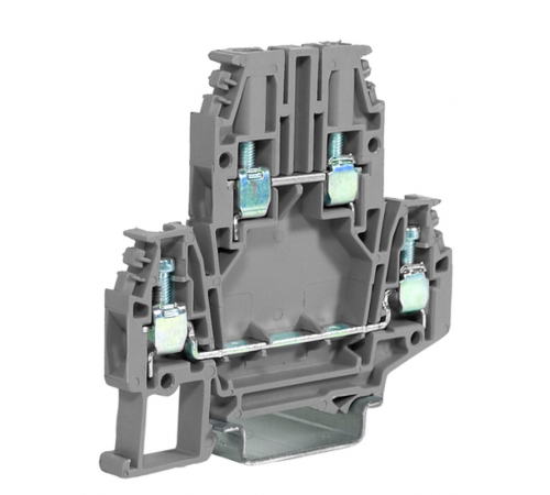 DBC.4/GR Клемма проходная 4 кв.мм., 2 уровня, винт  ZDB400GR  DKC