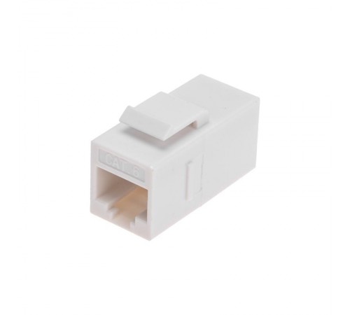 Адаптер проходной формата Keystone, Jack RJ-45(8P8C), UTP, CAT 6 REXANT PRO  02-0108  REXANT