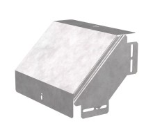 Угол вертикальный внешний 90 градусов с крышкой Стандарт 300х100  PR16.0551  Промрукав