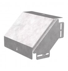 Угол вертикальный внешний 90 градусов с крышкой Стандарт 300х100  PR16.0551  Промрукав