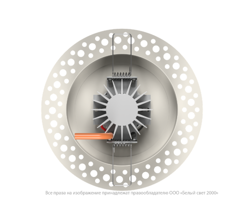 Светильник аварийного освещения BS-RADAR-81-L1-INEXI2 White  a23635  Белый свет