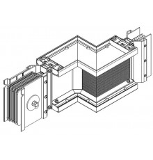 Секция Z прав. н/2 5000А Al 3L+N+1/2PE НК IP55 тран. IEK  LB-5000A5-25-F-ZRF  IEK