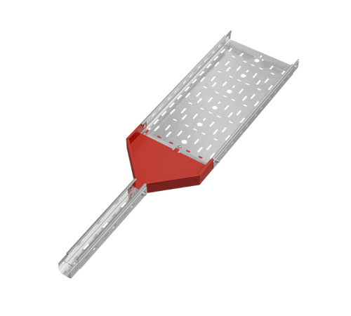 Переходник центральный 50х50-300 мм "ПЛЮС" HD  PDplus50-50-300-C HD   КМ-профиль