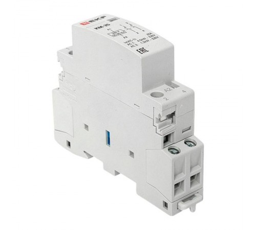 Контактор модульный КМ 25А 2NО (1 мод.) EKF PROxima  km-1-25-20  EKF