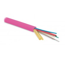 FO-MB-IN-504-24-LSZH-MG Кабель волоконно-оптический 50/125 (OM4) многомодовый, 24 волокна, (micro bundle) LSZH, нг(А)-HF 54025  Hyperline