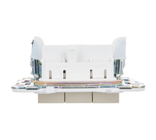 SKANDY Выключатель 3-клавишный 10А SK-V11B бежевый  SK-V30-0-10-K10  IEK