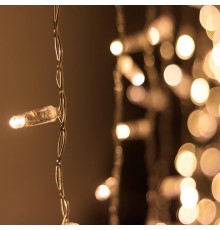Светодиодная гирлянда ARD-CURTAIN-CLASSIC-2000x6000-CLEAR-1500LED Warm (230V, 60W)  024871  Arlight