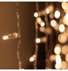 Светодиодная гирлянда ARD-CURTAIN-CLASSIC-2000x6000-CLEAR-1500LED-WATERFALL Warm (230V, 180W)  024873  Arlight