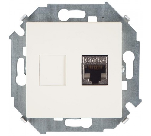 Simon 15 Сл. кость Розетка компьютерная RJ45 кат.6а (АМР, FTP)  1591563-031  Simon