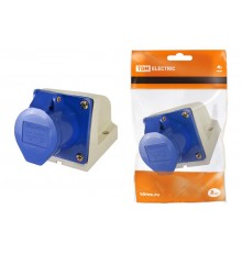 Розетка 133 стационарная 2Р+РЕ 63А 220В IP54   SQ0602-0010  TDM