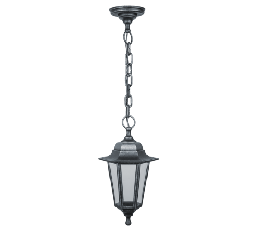 Светильник садово-парковый NOF-PG35-004-IP44-E27 (6 граней черный под серебро)  80486   Navigator