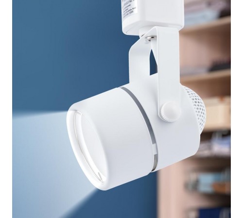 Светильник трековый под лампу TR11-GU10 WH MR16 белый  Б0044269  ЭРА