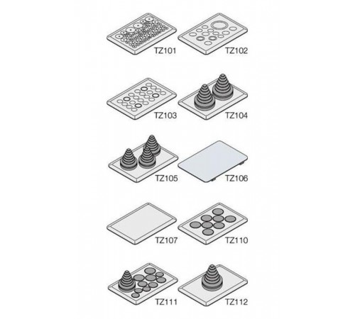 TZ110 фланец для 8 кабелей 13-34 мм  2CPX010850R9999  ABB