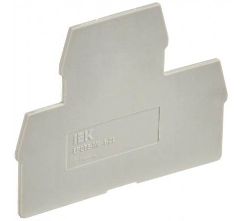 Заглушка для CTS-ML 2 ур. 4мм2 серая  YCT13-00-2-K03-004-ZGL  IEK
