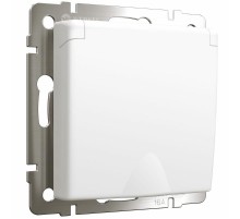 W1171261/Электроустановочные изделия - Розетка с заземлением и шторками c крышкой IP44 (белый матовый)  a059267  Werkel