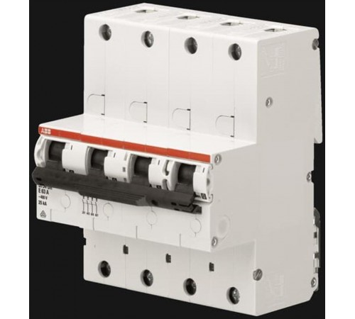 Выключатель автоматический четырехполюсный S754DR (селективный) 50А K 25кА (S754DR-K50)  2CDH784010R0577  ABB