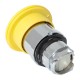Исполнительный механизм кнопки XB4 "Грибок" желтый возвратный без фиксации без подсветки PROxima  XB4BC-Y  EKF